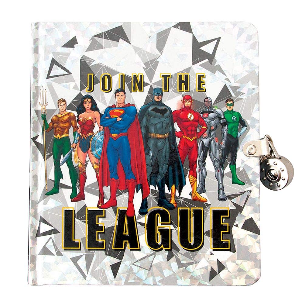 Playhouse DC Comics Join The Justice League Lock and Key Lined Page Diary for Kids