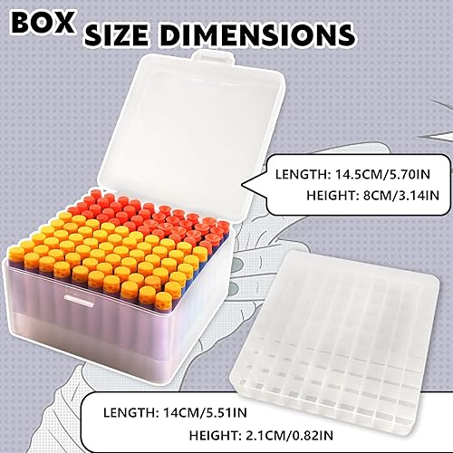 Miniatura 2 de BOROLA Caja de almacenamiento de balas de dardos de espuma fácil de organizar y transportar, diseñada específicamente pensando en los entusiastas de
