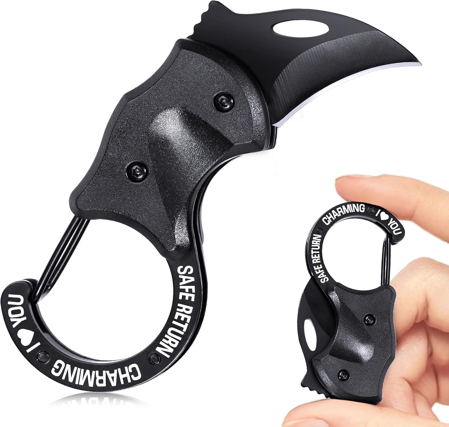Small EDC Pocket Knife for Men, Mini Keychain Knives Box Cutter for Women, Portable Cool Gadgets for Everyday Carry, Stocking Stuffers Gifts for Father, Him, Women, Husband