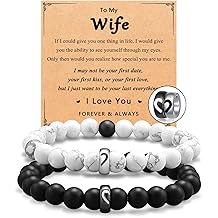 Matching Couple Ring Bracelets for Boyfriend Girlfriend Husband Wife Valentines Anniversary Birthday Engagement Gifts