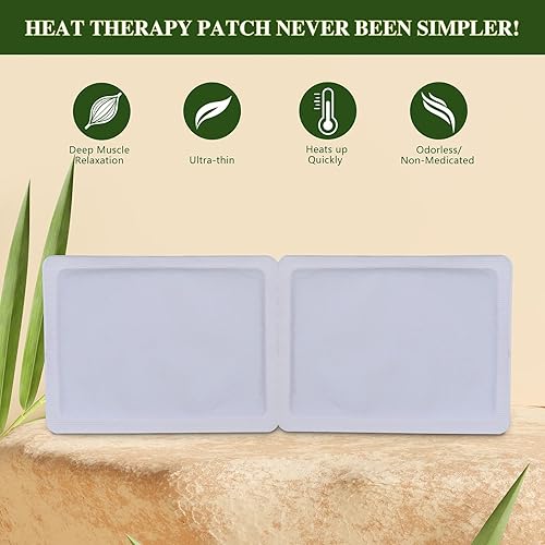 Miniatura 4 de AlAREWO Parches de terapia de calor portátiles para aliviar el dolor, no medicados, envoltura de calor para hombros, espalda y abdomen con área