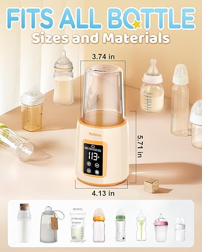 Miniatura 6 de Calentador de biberones, calentamiento más rápido para todos los biberones con control preciso de temperatura, tecnología de baño de agua y apagado
