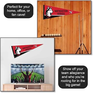 Northeastern University Pennant Full Size Felt