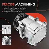 Vista 5 de A-Premium Compresor de CA con embrague compatible con Ford Contour 1995-2000, Escape 2001-2007 y Mazda Tribute 2001-2006 y Mercury Cougar 1999-2002