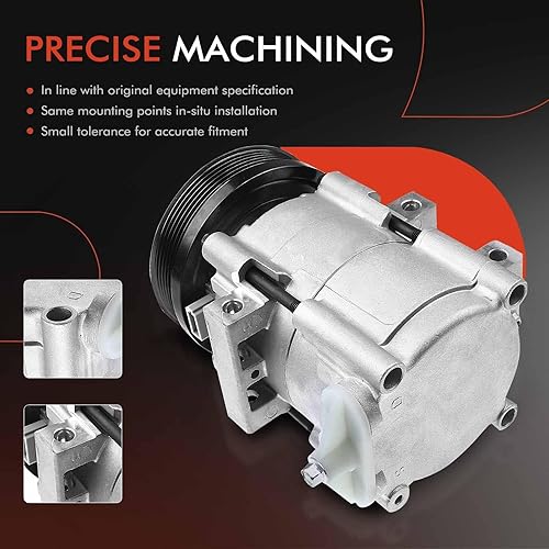 Miniatura 5 de A-Premium Compresor de CA con embrague compatible con Ford Contour 1995-2000, Escape 2001-2007 y Mazda Tribute 2001-2006 y Mercury Cougar 1999-2002,