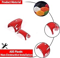 Vista 5 de Cubierta inferior para base de volante compatible con Chevrolet Corvette C8 Stingray 2020-2023 ABS 2 piezas, accesorios de moldura