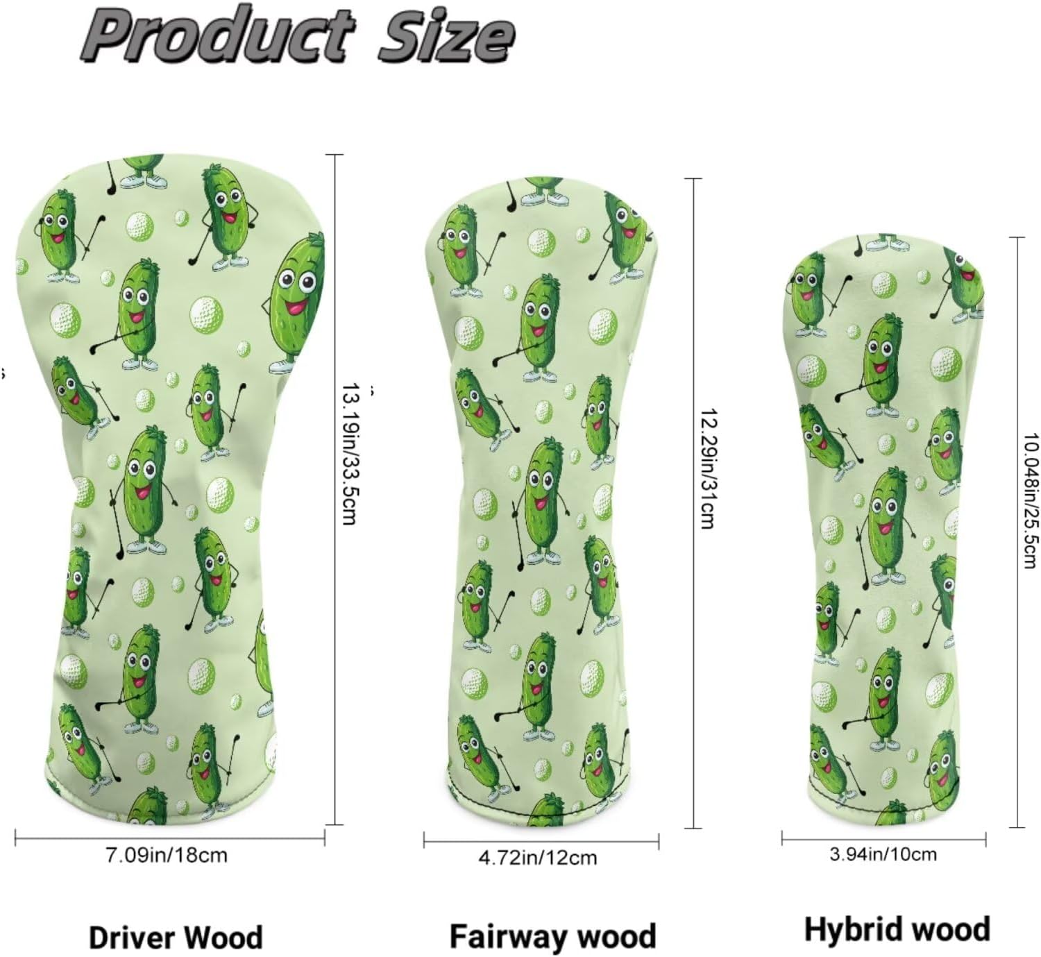 Golf Club Covers Driver Covers Fairway Wood Headcover Hybrid Headcovers Club Protective Golf Head Covers Accessories
