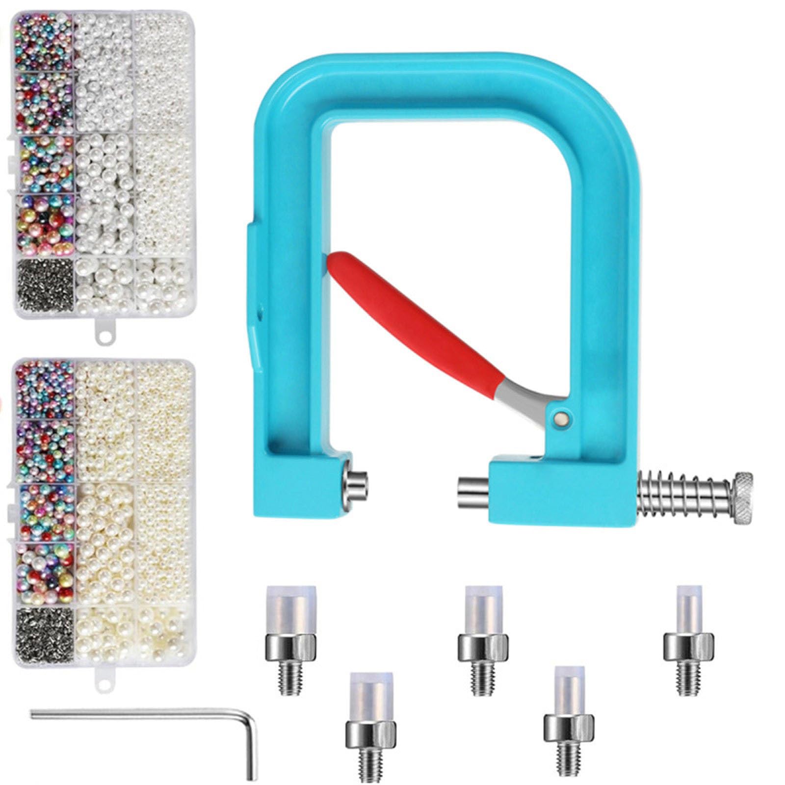 Msioytog User Friendly Beads Fastener Set for Garment Embellishment and Repair Home Sewing Beads Set