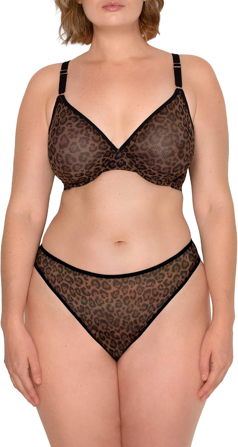 Smart & Sexy womens Mesh & Lace Cheeky Brief Panties, Available in Multi Packs - Image 3