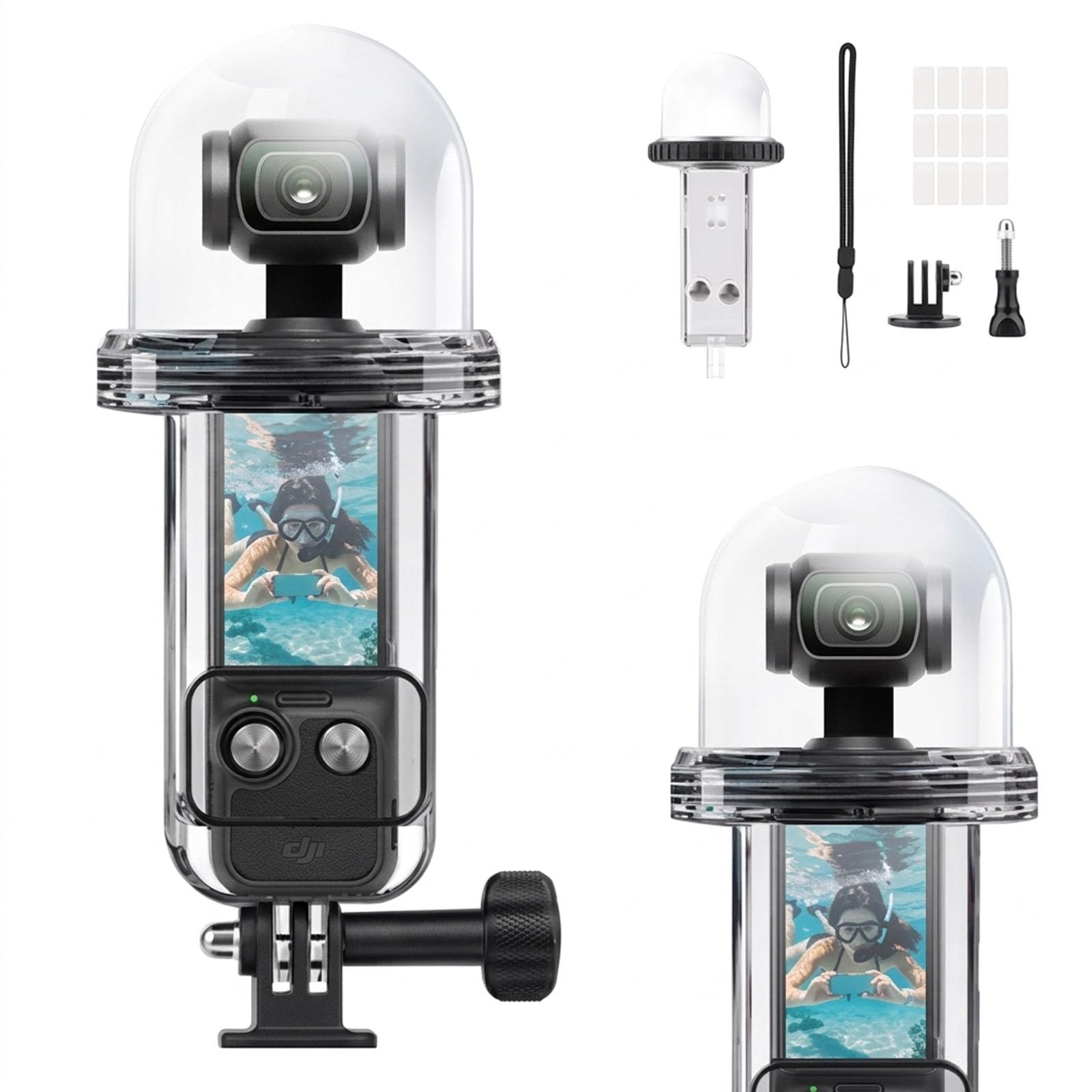 Amazon.com : XCSFDCA Waterproof Case for DJI Osmo Pocket 4,Dive