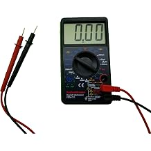 Large Screen Digital Multimeter - Volts Ohms Amps Transistor hFE Square Wave Output Diode & Audible Continuity Tester with Buzzer