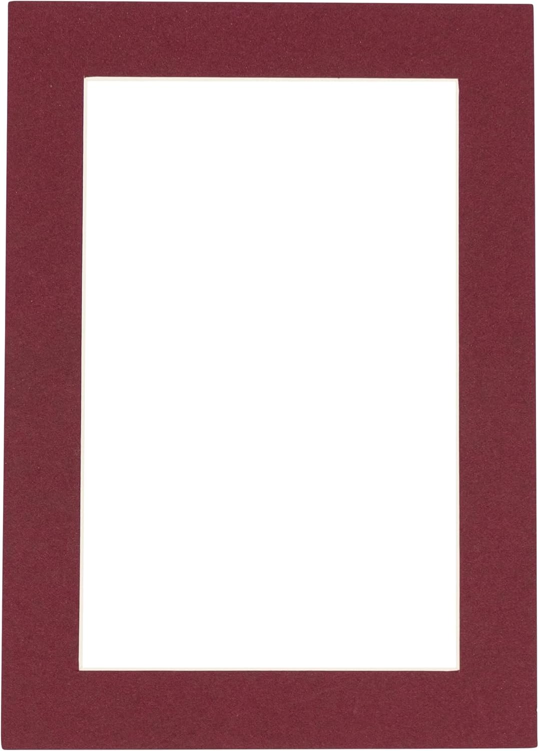 8x12 Mat for 12x16 Frame - Precut Mat Board Acid-Free Show Kit with Backing Board, and Clear Bags Maroon 8x12 Photo Matte Made to Fit a 12x16 Picture Frame Matboard for Framing, Pack of 1 Mat