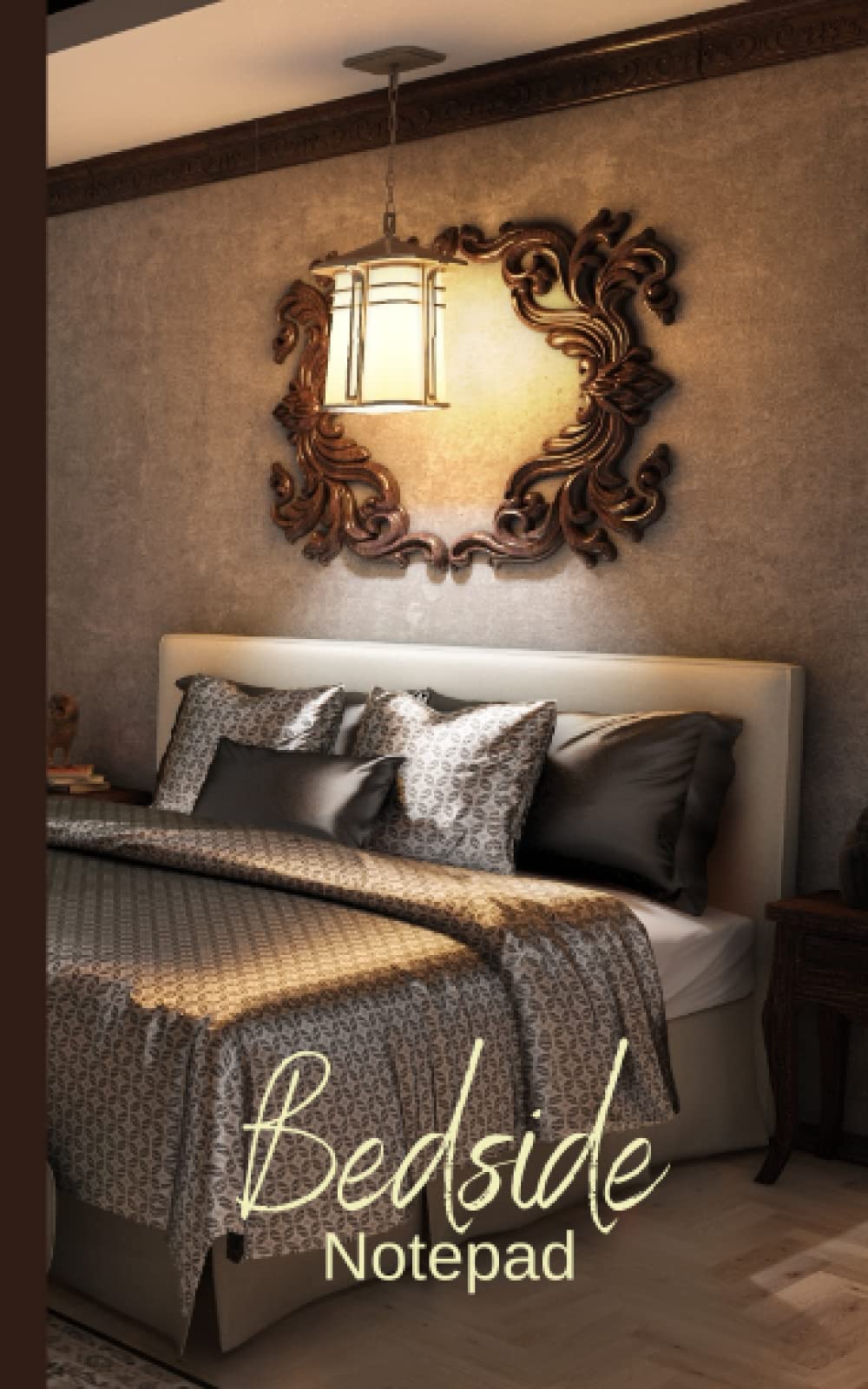 Bedside Notepad: Small, Warm Toned, Bedroom Interior Design Notebook