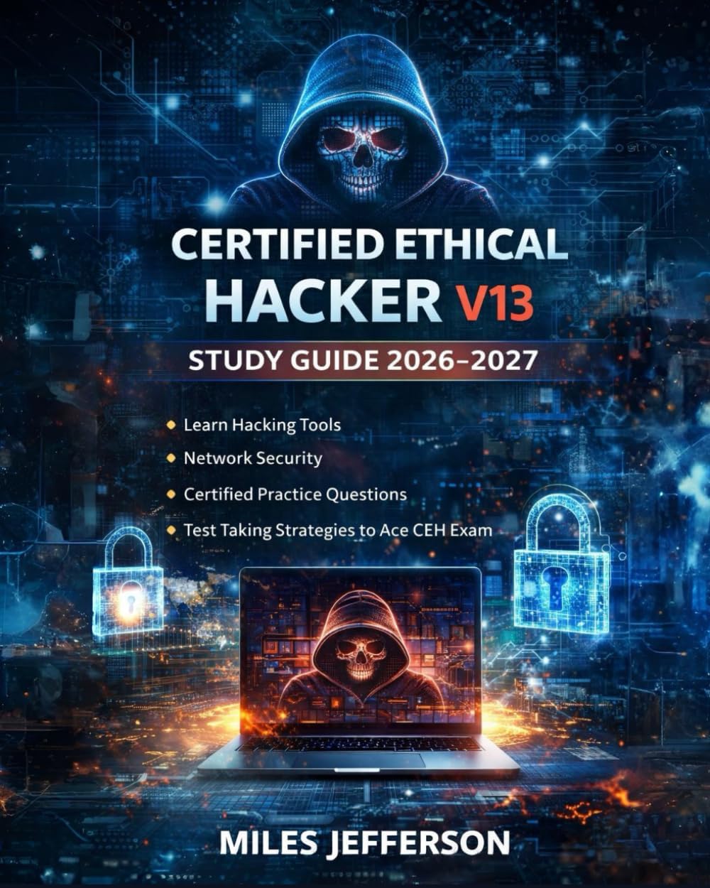 Certified Ethical Hacker V13 Study Guide 2026–2027: Learn Hacking Tools, Network Security, Certified Practice Questions, and Test Taking Strategies to Ace CEH Exam