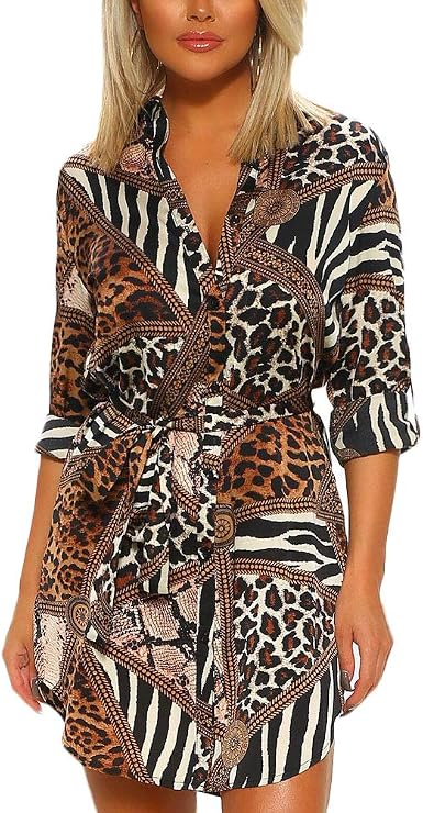 VMBBBC Signore Autunno Manica Lunga Festa Con Scollo Moda A V Stampe  Floreali Slim Fit Mini Abito Vintage Classico Cocktail Abiti Di Moda  Casuali Vestiti Corti : Amazon.it: Abbigliamento