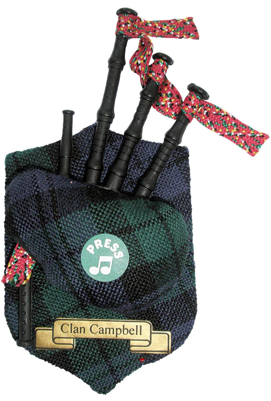 Campbell Clan Musical Bagpipe Fridge Magnet, Made in Scotland