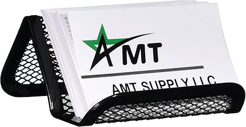 Miniatura 5 de AMT - Tarjetero de malla para escritorio (6 unidades)