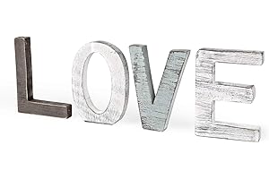 Love Blocks Wooden Wall Decor