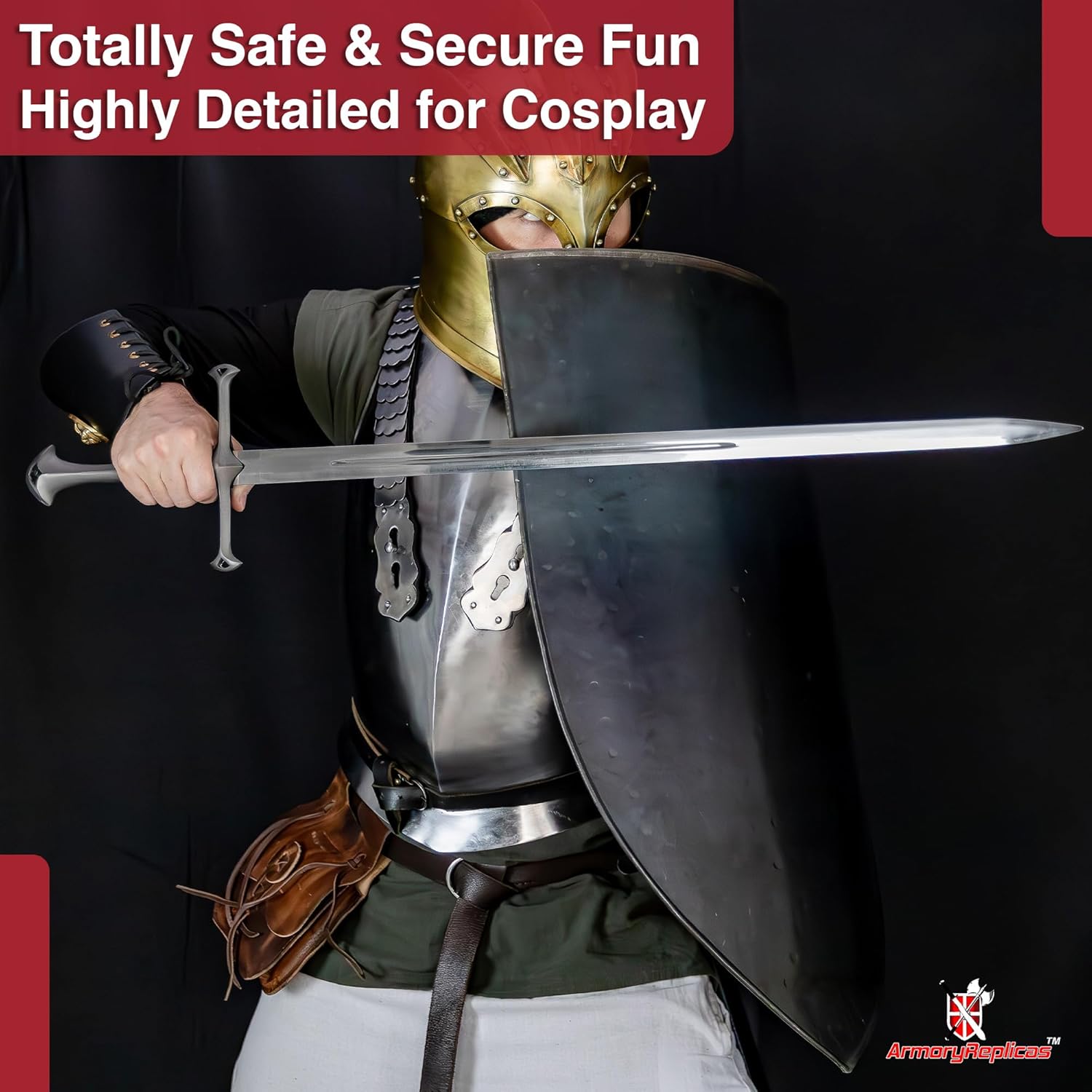 Armory Replicas™ Movie Swords, Fantasy & Medieval Replicas – Stainless Steel Blades with Authentic Detailing & Display