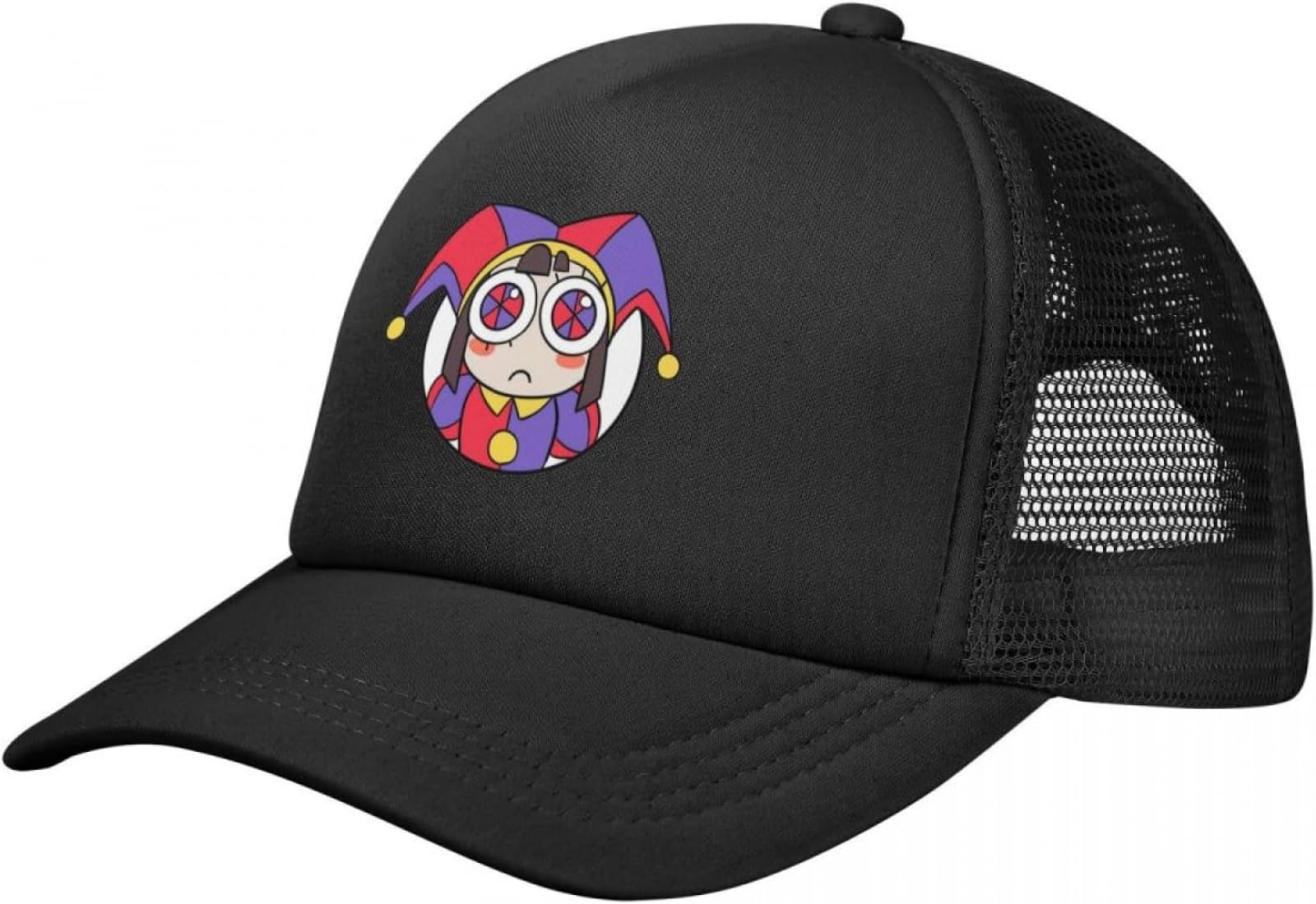 Baseball Cap Snapback Sun Hat Adult Head Baseball Caps Mesh Baseball Beanie Amazing Digital Circus Hats Adjustable Fishing Hat Summer Sports Gifts Birthday Gift for Men Women