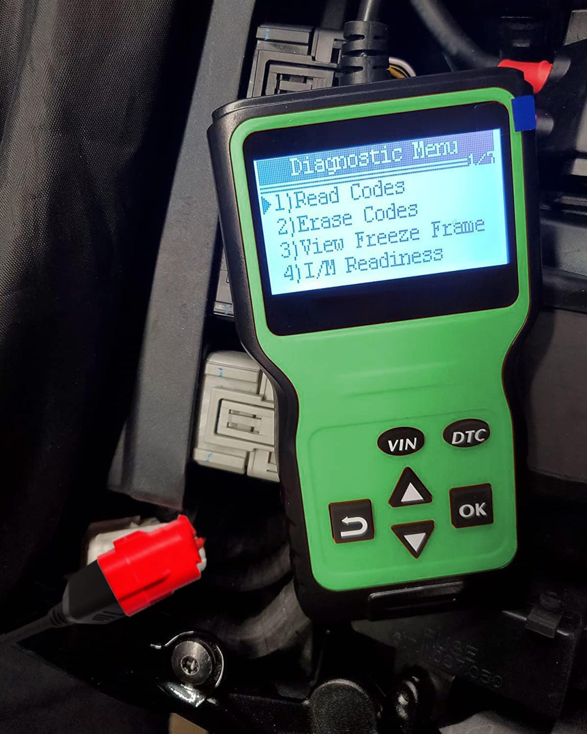 Photo 1 of ***DOES NOT COME WITH CODE READER/PICTURE IS TO SHOW CORD IS FUNCTIONAL*** Alchiauto 6 Pin to 16 Pin OBD2 Diagnostic Cable for Euro5 Motorcycle,