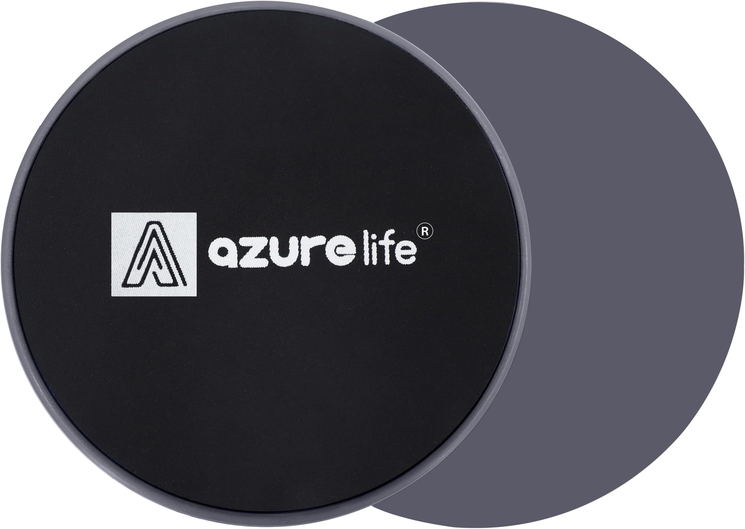 A AZURELIFE Exercise Core Sliders, Dual Sided Exercise Gliding Discs Use on Carpet or Hardwood Floors, Light and Portable, Perfect for Abdominal&Core Workouts