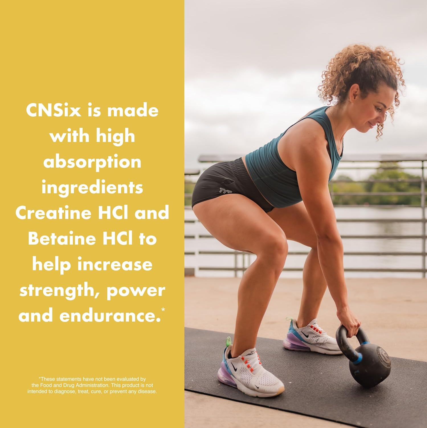 NutraOne CNSix Creatine Capsules Creatine HCL to Help Build Lean Muscle* (600mg - 200 Capsules)