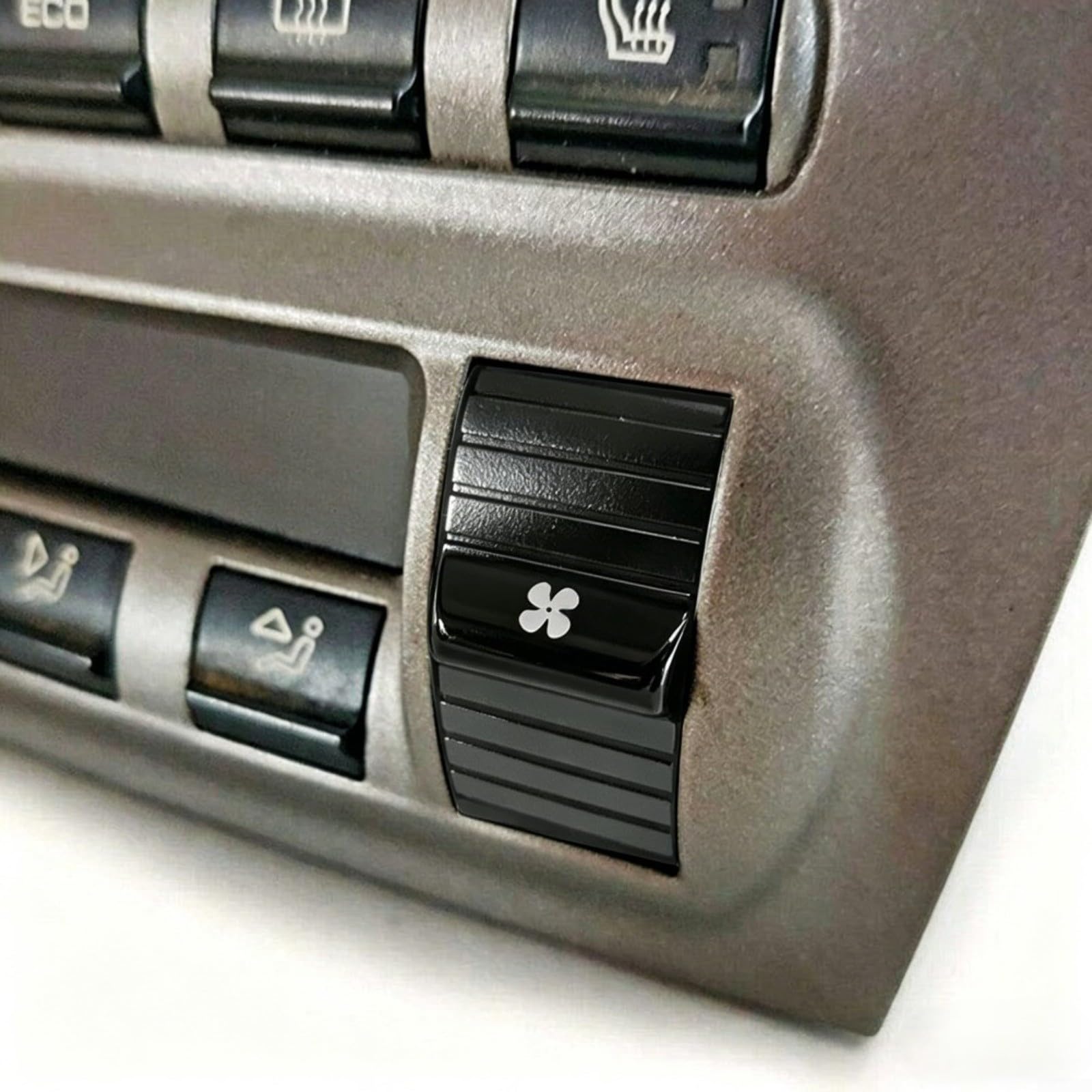 Interruttore di controllo del riscaldatore della ventola HVAC, per 911 997.1 Carrera Pre-Facelift, 987.1 per Cayman per Boxster 2005-2008 Kit pulsante AC OEM 99765310310 (nero)