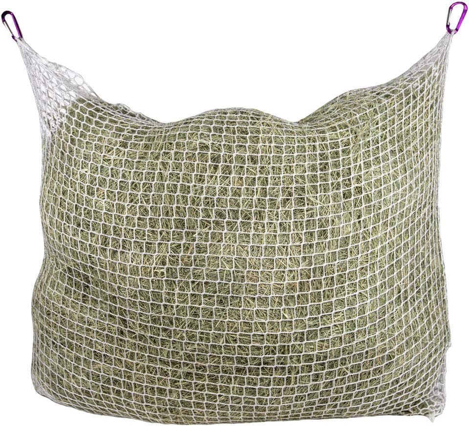Freedom Feeder Mesh Net Two Day Slow Horse Feeder — Designed to Hold 50 lbs/6 Flakes/2 String Bale of Hay and Feed Horse for Two Days — Reduces Horse Feeding Anxiety and Behavioral Issues : Pet Supplies