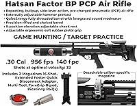 Vista 4 de Factor PCP - Rifle de aire de acción con palanca lateral con paquete Wearable4U incluido