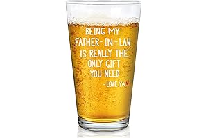 Futtumy Father-In-Law Beer Glass: A Heartfelt Gift from Son-In-Law or Daughter-In-Law