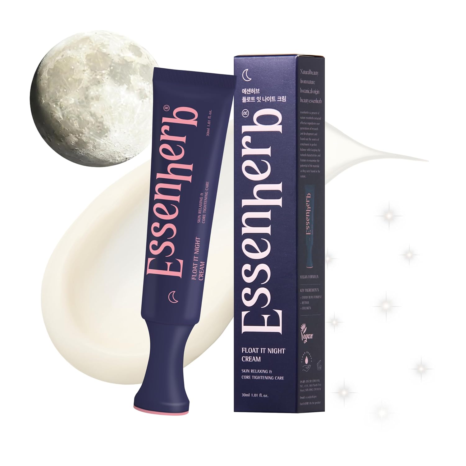 Float It Night Cream – Gentle Retinol Face Moisturizer Helps Reduce the Appearance of Fine Lines & Wrinkles, With Retinol, Collagen & Soy Ferment Complex, Korean Skincare (1.01 oz)