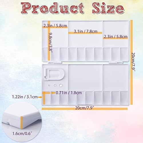 Miniatura 8 de Juego de 26 pinceles de pintura, 25 pinceles de pintura y 1 paleta plegable para adultos, juego de dibujo de artista profesional para acuarela al