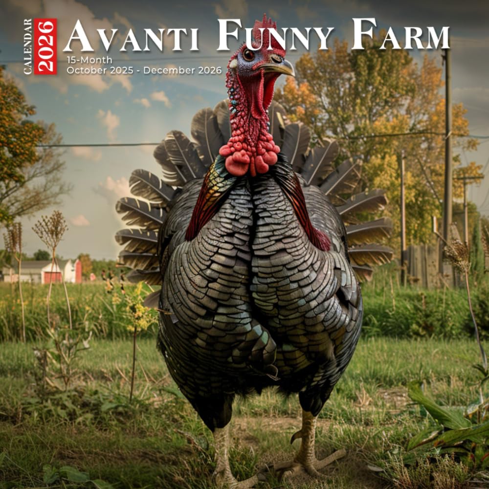 Avanti Funny Farm Calendar 2026: Laugh-Out-Loud ...