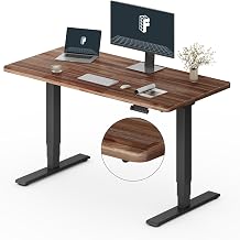 FLEXISPOT E6 Acacia Solid Wood Dual Motor 3-Stage Electric Standing Desk