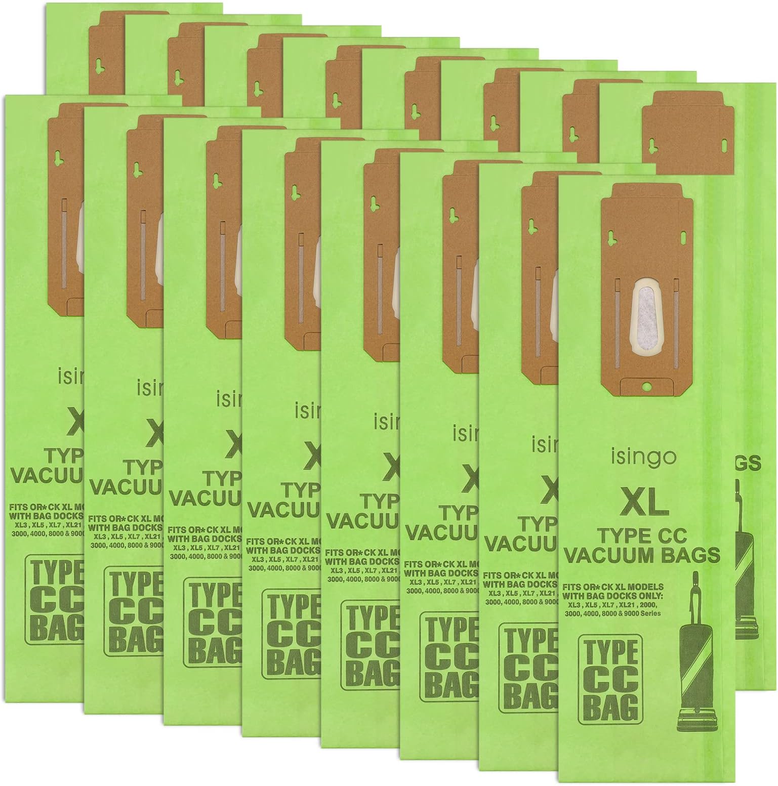 16 Pack Vacuum Bags Replacement for Oreck Type CC, Fit all