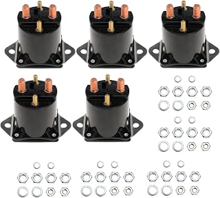 36V Solenoid for Club Car DS Golf Cart Replace 8016 1976-1998 4 Terminal Golf Cart Solenoid 5PCS