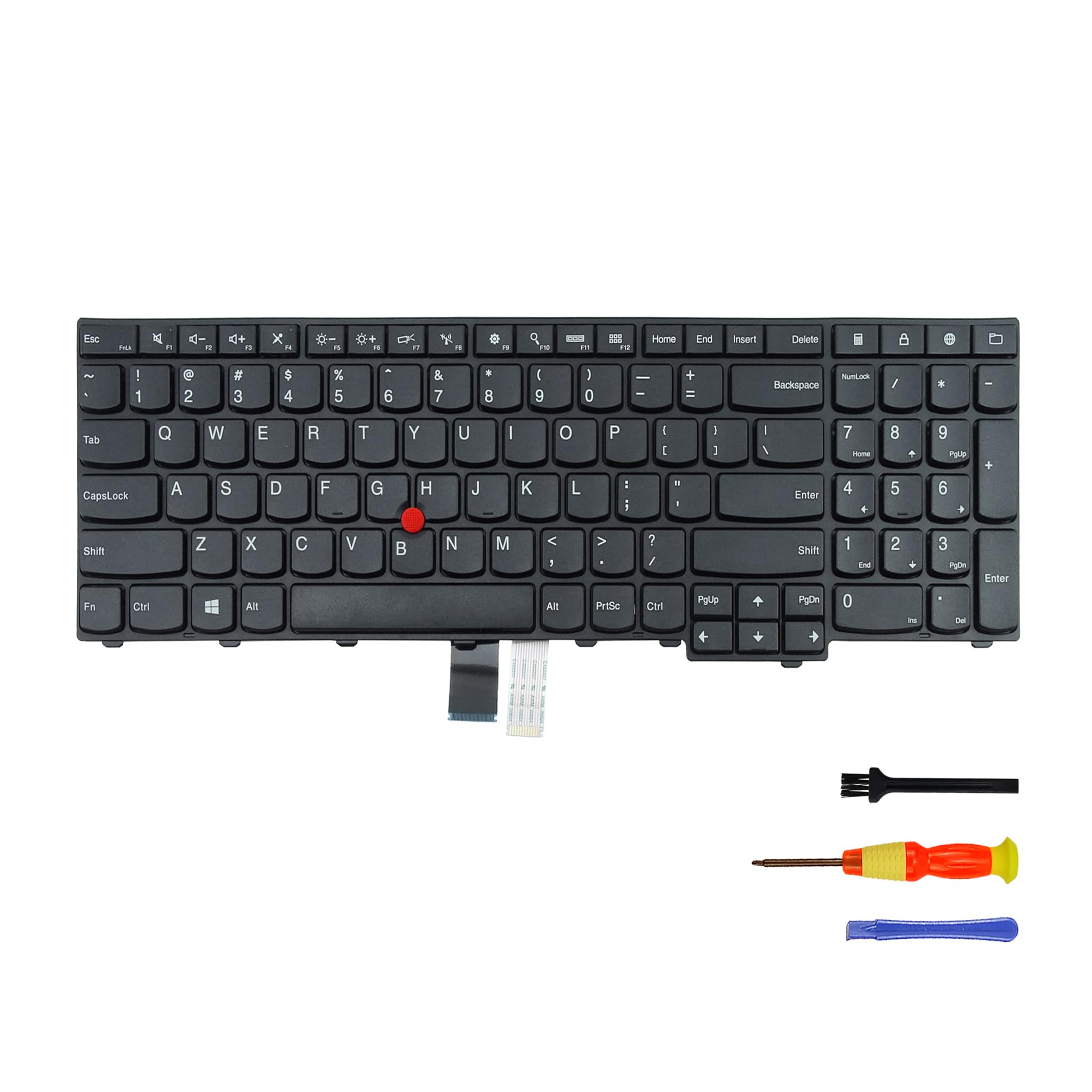 LIAN MO Replacement Keyboard Without Backlit for Lenovo Thinkpad T550 T540 T540P T560 W540 W541 W550 W550S L540 L560 P50S L570 US English Layout
