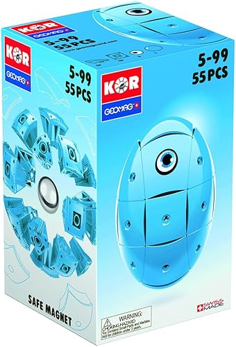 Geomag STEM KOR Color Stacking Toy, Blue