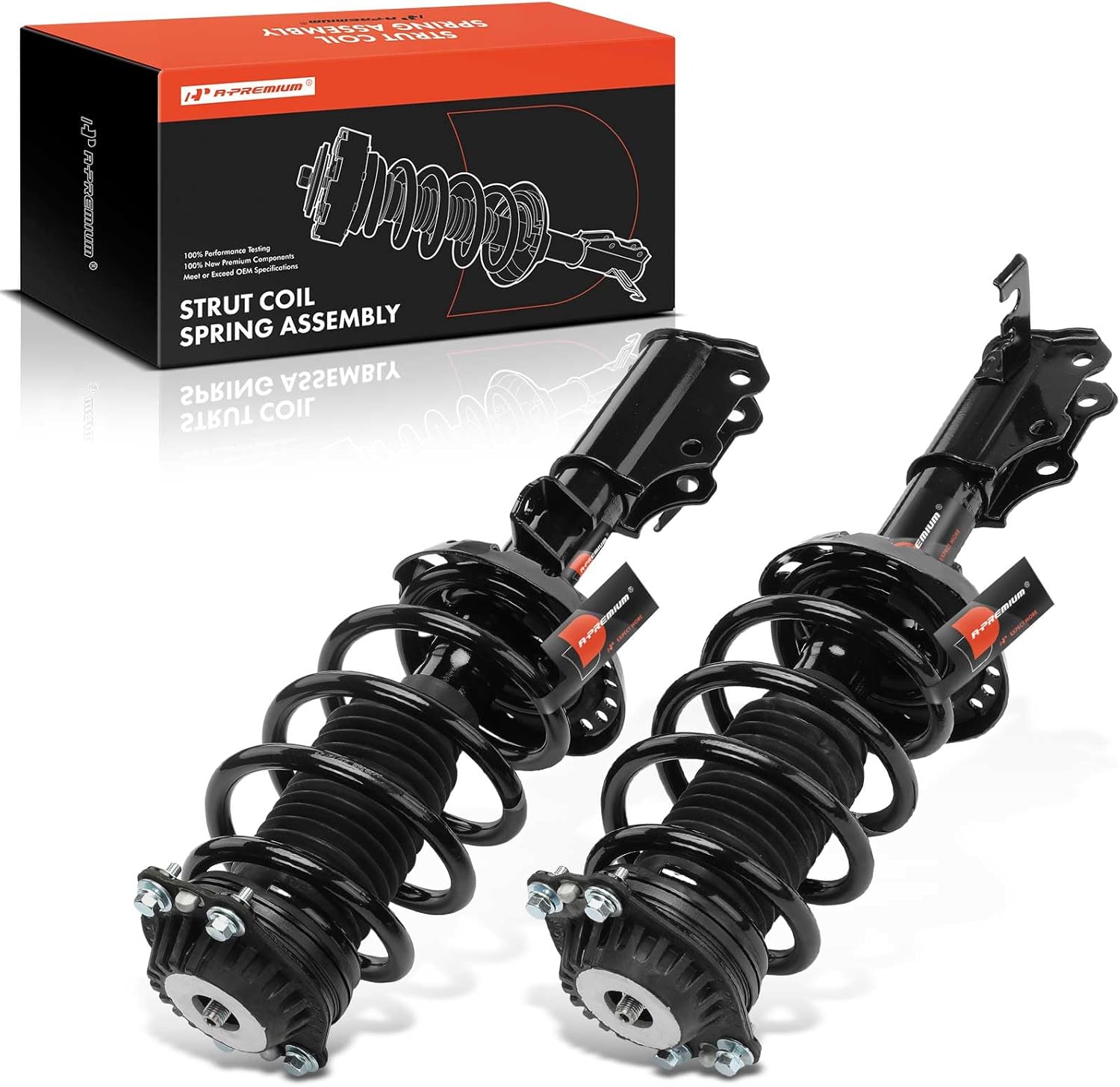 A-Premium Front Struts Compatible with Buick Envision [2.5L AWD] 2017-2020 - 2x Replacement Suspension Complete Strut Assembly Shock with Coil Spring