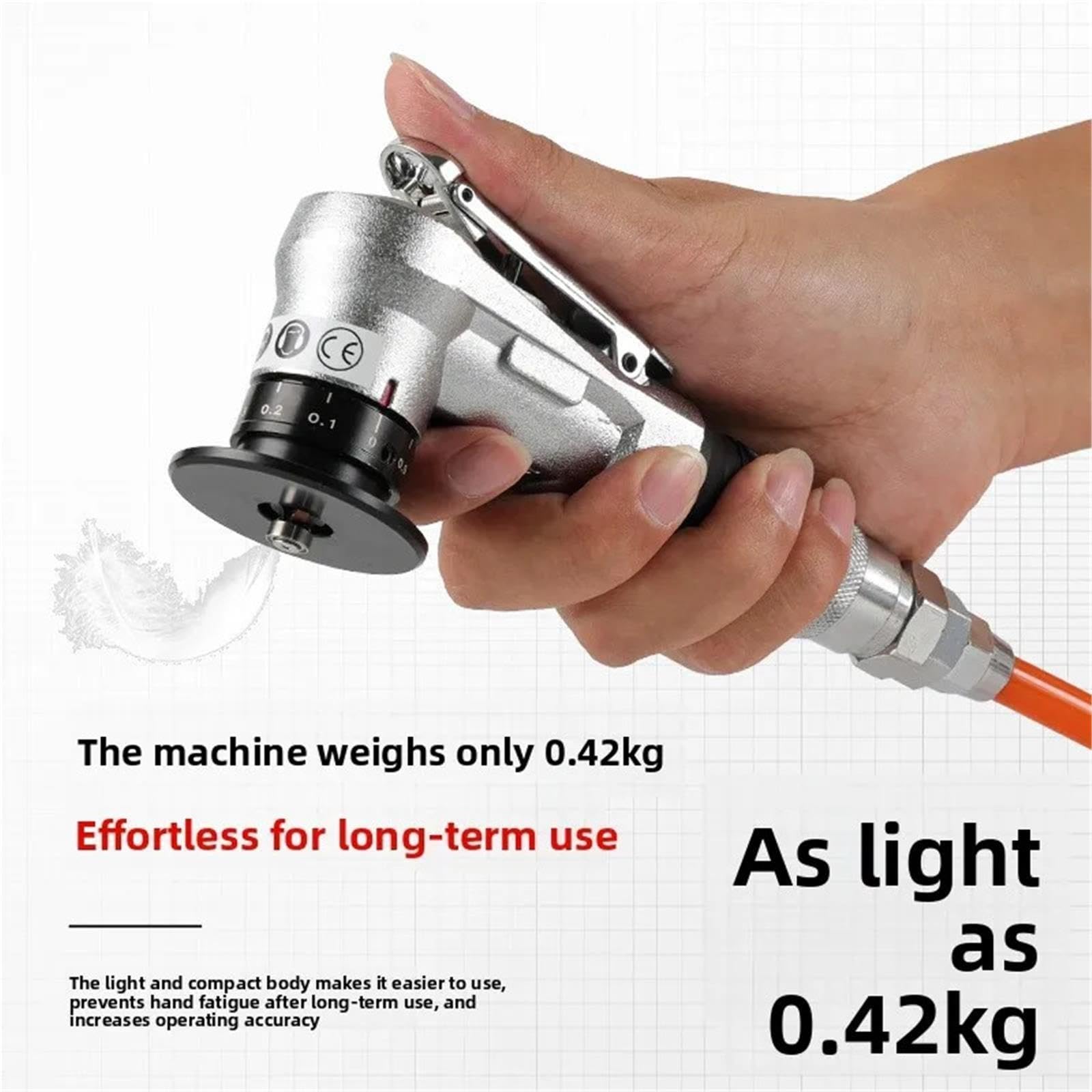 Máquina neumática de biselado mano, ángulo 45 grados C, rebaba R, bandas borde para carpintería, mini pequeño para metal madera(Cutting thickness2mm)