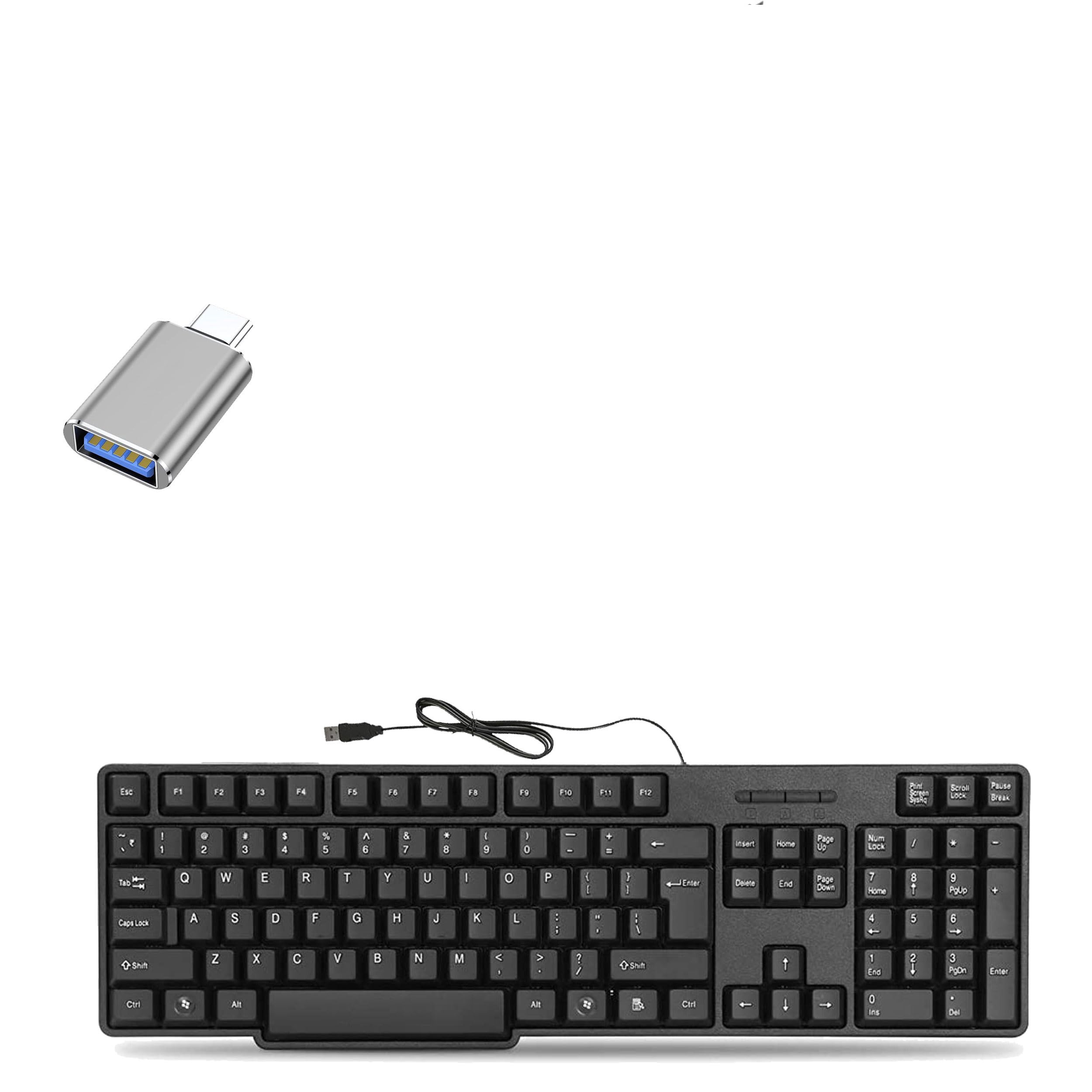 mophonics wired keyboard and c-otg (set of 2)