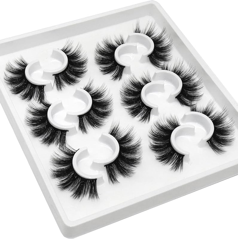 Losha Lashes Cílios Postiços em Tira, Fibras Finas, 20 mm
