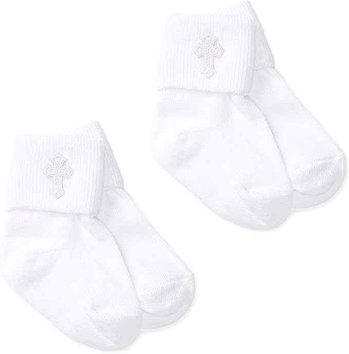 Baby boy christening socks and shoes Clearance