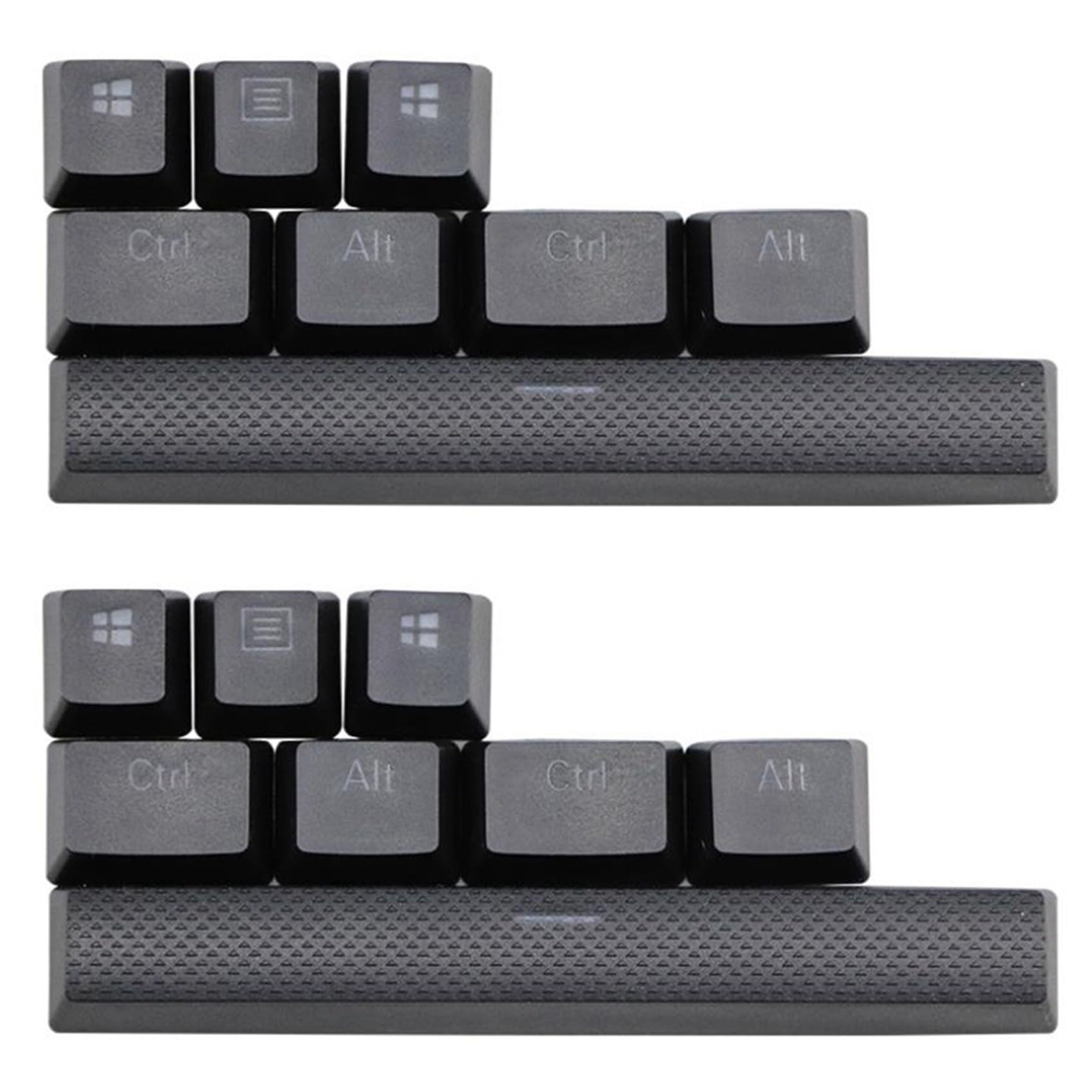 VENOAL Lot de 16 capuchons de touches PBT pour clavier de mécanique G710+ K65, K70, K95 (noir)