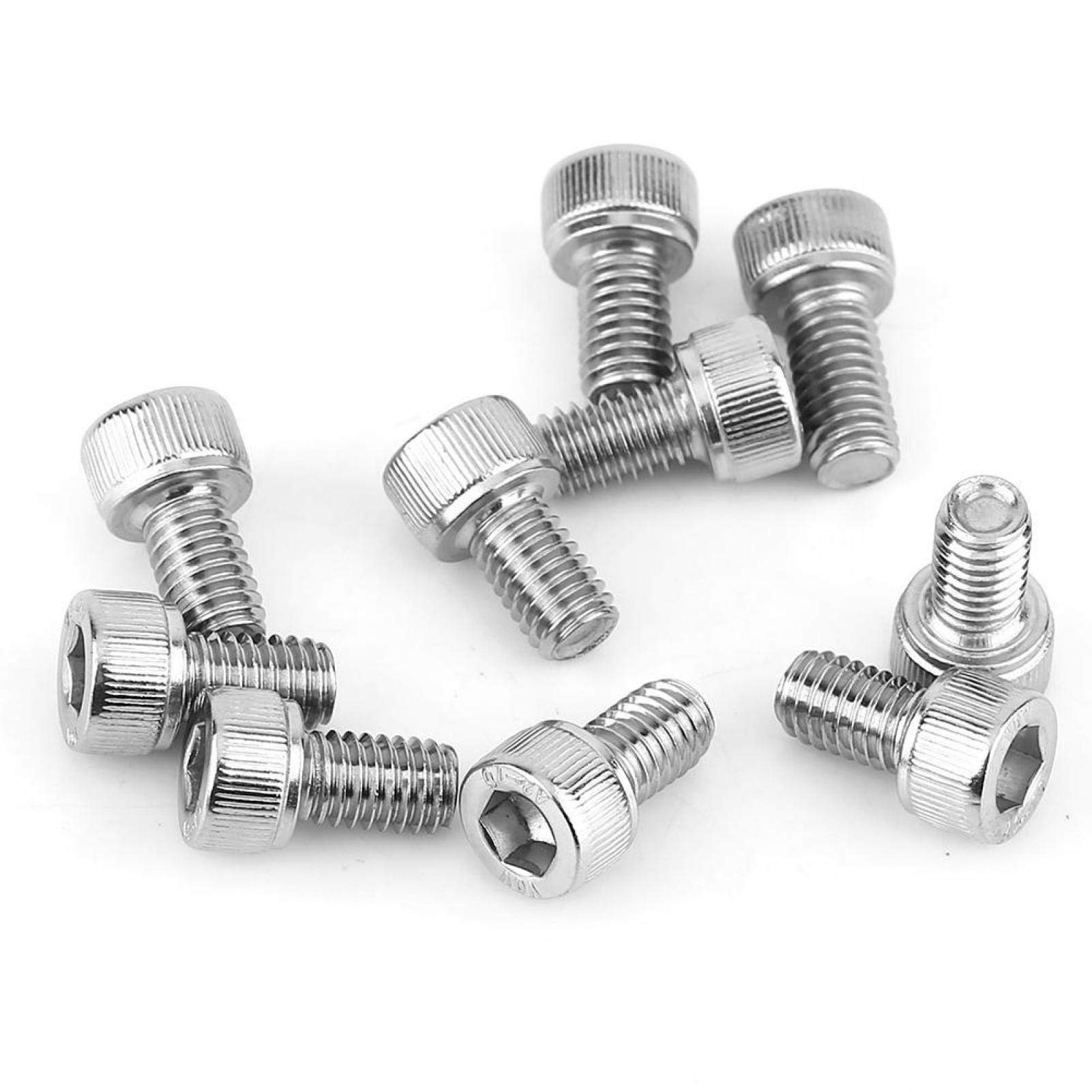 Lot De 30 Vis Six-Pans Creux M3 X 8 Mm - Acier Inoxydable 304 - Pour Réparations Et Bricolage