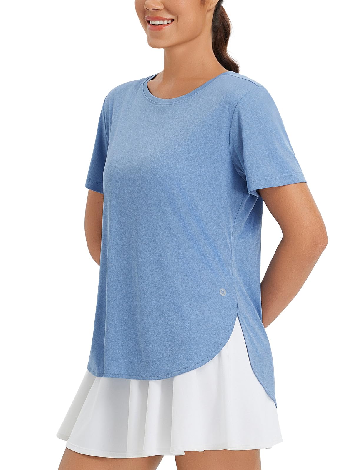 baleaf Women's Short Sleeve T Shirts Tops Running Shirts Sun Protection
