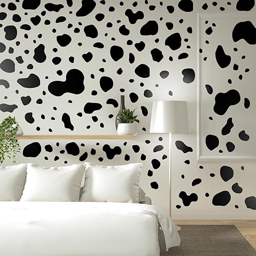 Miniatura 3 de Chinco 486 calcomanías adhesivas de vinilo con estampado de vaca, decoración de granja divertida para dormitorio, sala de estar, ventana, vitrina,