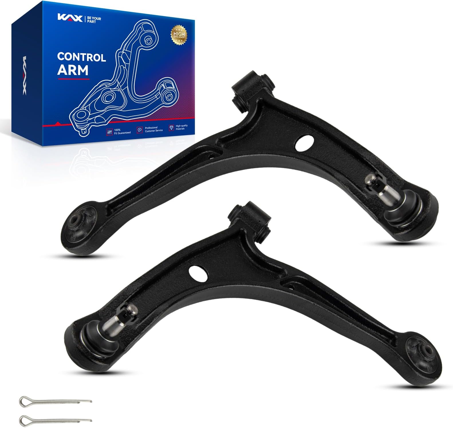 KAX Front Lower Control Arm w/Ball Joint Fit for 2001-2006 Acura MDX Ho-nda Pilot 2001 2002 2003 2004 2005 2006 Suspension Kit K621349 K621350 2PCS