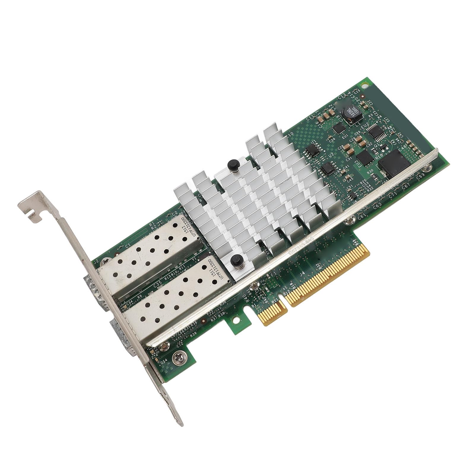 Cocoarm 10Gb SFP+ Karta Sieciowa PCIE, Dwuportowy Adapter Serwerowy z Interfejsem PCI Express X8, do Obliczeń o Wysokiej Wydajności w Danych